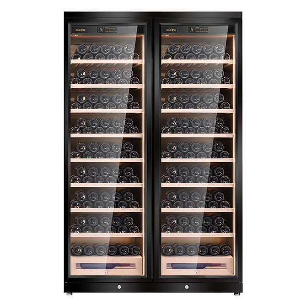 Raching CD1200 – Cave à Vin Climatisée Double Porte