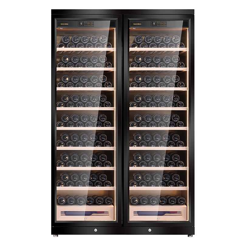 Raching CD1200 – Cave à Vin Climatisée Double Porte