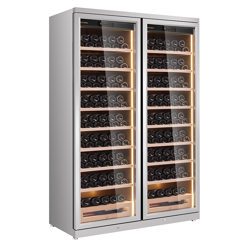 Raching CD1200 – Cave à Vin Climatisée Double Porte