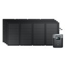 Centrale électrique EcoFlow Delta 2 Max et son panneau photovoltaïque EcoFlow 220watts bifacial pour recharger son Camping Car