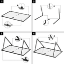 Support solaire réglable EcoFlow au sol et suspendu