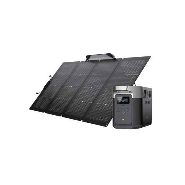 EcoFlow DELTA Max 2000 + Panneau solaire bifacial 220 W