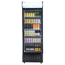 VEVOR Réfrigerateur à Boissons Frigo Vitrine Commercial 345 L 0-10 ℃ 5 Étagères