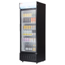VEVOR Réfrigerateur à Boissons Frigo Vitrine Commercial 345 L 0-10 ℃ 5 Étagères