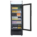 VEVOR Réfrigerateur à Boissons Frigo Vitrine Commercial 345 L 0-10 ℃ 5 Étagères