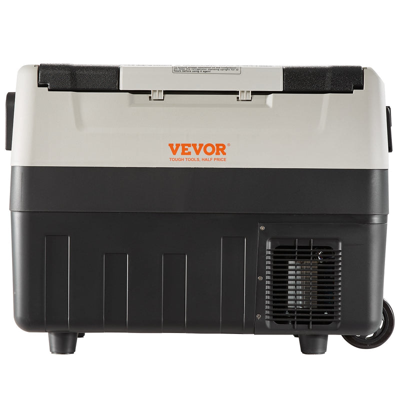 VEVOR Glacière Électrique Portable de 35 L Réfrigérateur de Voiture Portable 12/24 V CC 100-240 V CA Frigo Voiture Double Zone 0,6 kW.h -20 °C à 10 °C Réglable Congélateur pour Camion Bateau Camping