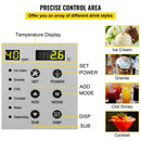 VEVOR Machines à Granités 650w 6L Machine A Granitas Commerciale Machine Slushies pour Fabrication de Jus de Fruits, Glaces, Slushies